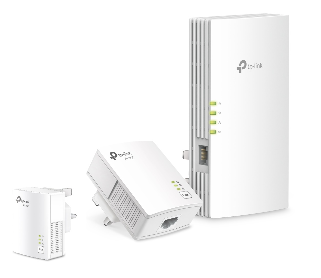TP-Link TL-WPA7817 AV1000 Powerline CCTV Gaming TV Adapter AX1500Mbps WiFi 6 Boster 3 Pack