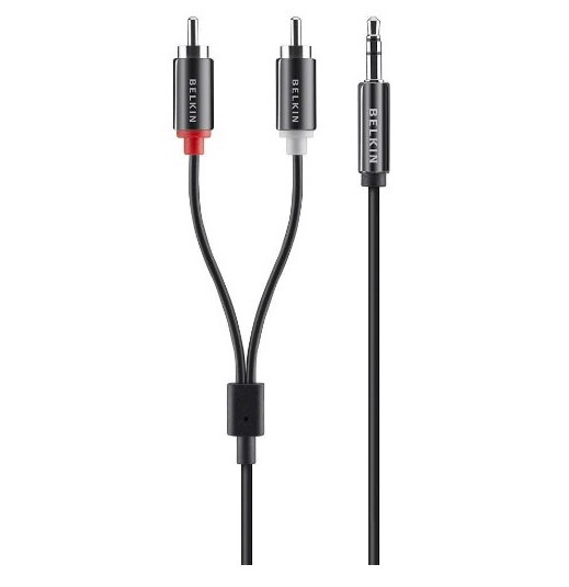 Belkin AV10092BT1.8M audio cable 1.8 m 3.5mm 2 x RCA Black,Red,White