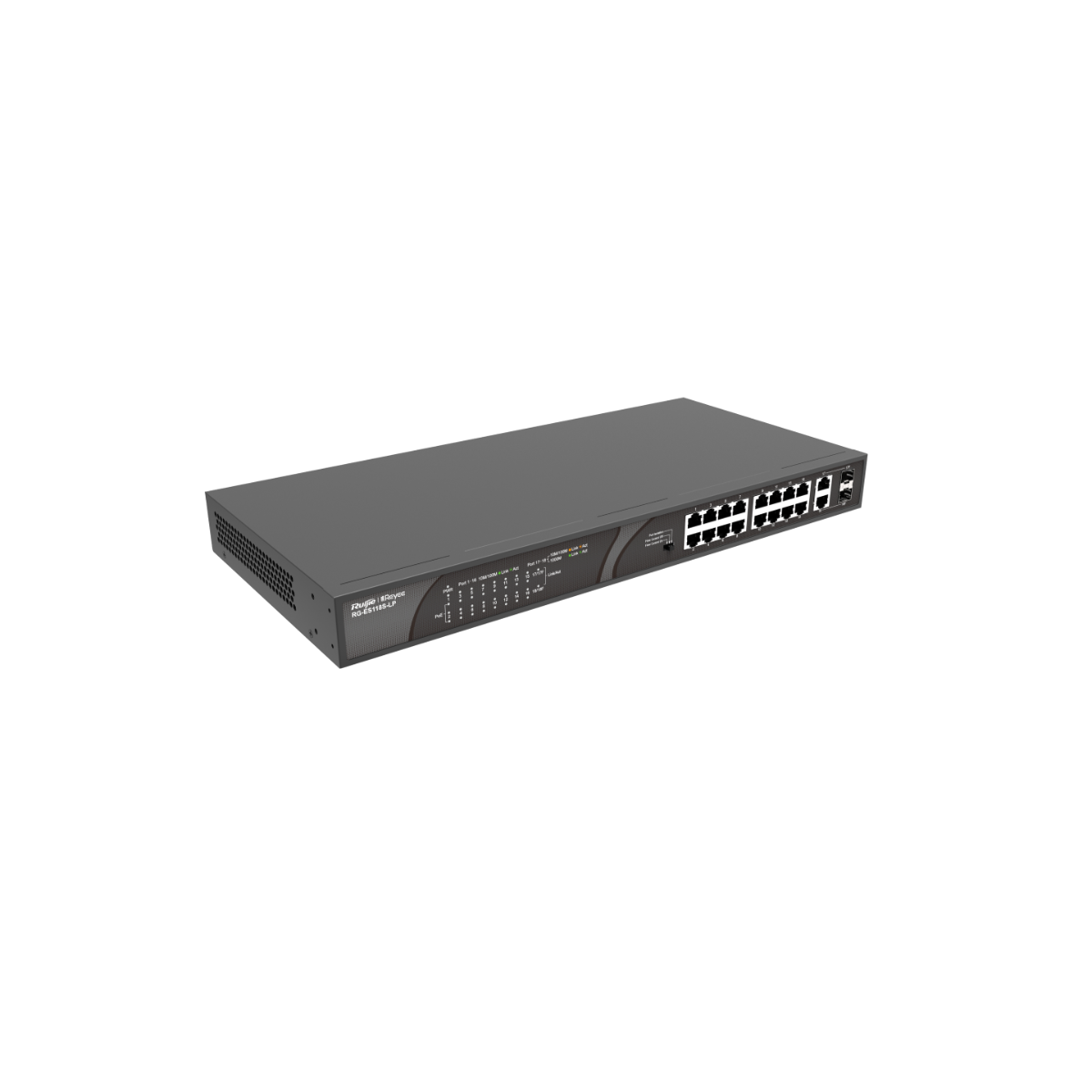 Ruijie Reyee RG-ES118S-LP 16-port 100Mbps Desktop Unmanaged Switch