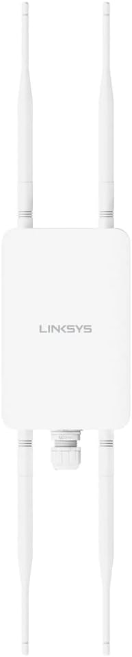 Linksys LAPAC1300CE WiFi 5 MU-MIMO Wireless Outdoor Access Point Cloud Managed Dual- Uplink Port & POE / POE+ 
