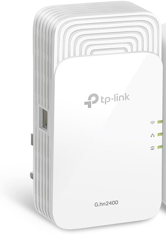 TP-Link G.hn2400 Powerline AX1800 Wi-Fi 6 Powerline Booster Extender PGW2440X 1