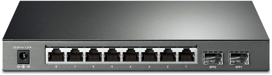 TP-link TL-SG2210P JetStream 8-Port Gigabit Smart PoE+ Switch with 2 SFP Slots Refurbished
