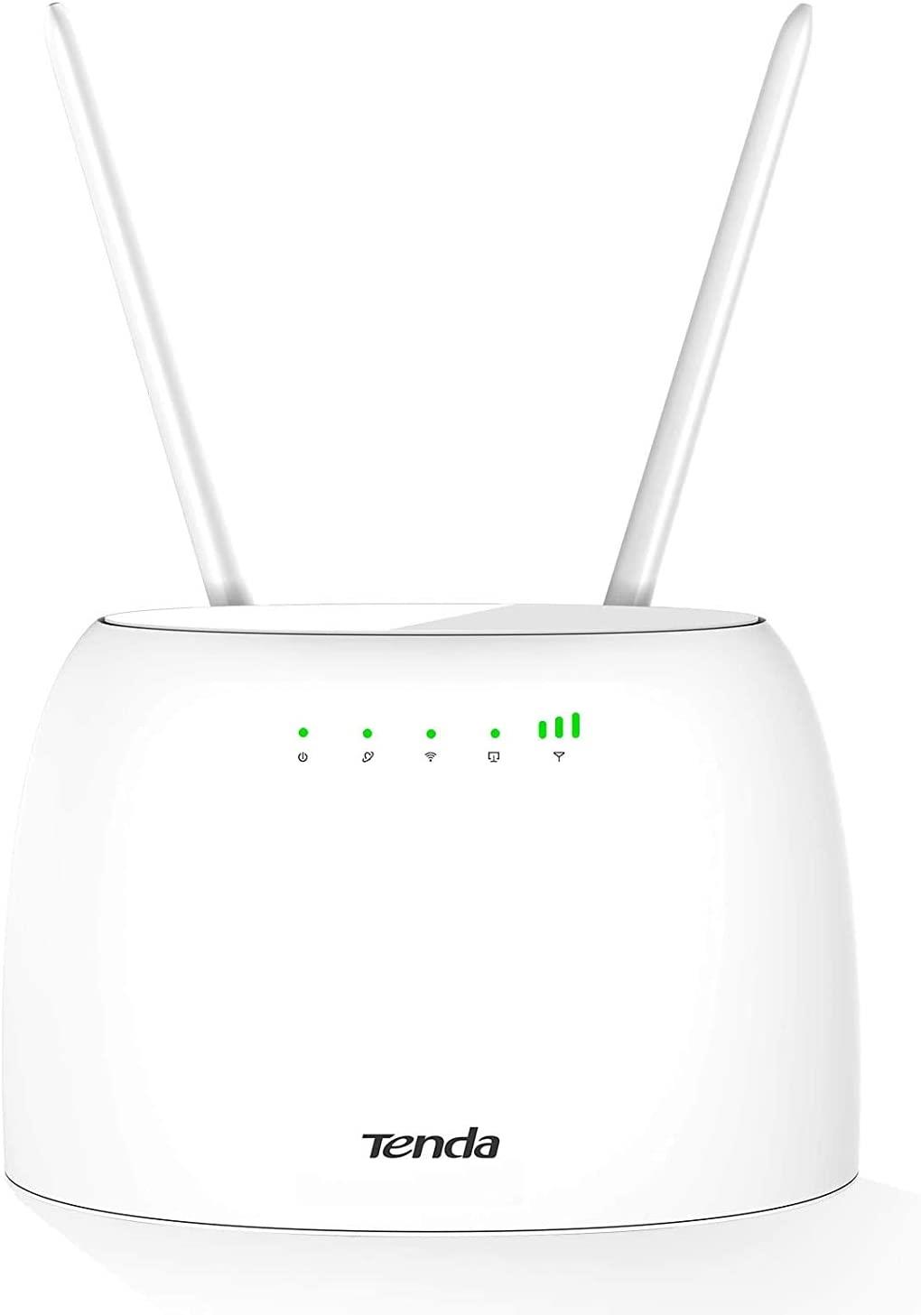 Tenda 4G06 Wireless N300 4G VoLTE WLAN Router 300Mpbs Sim free UK
