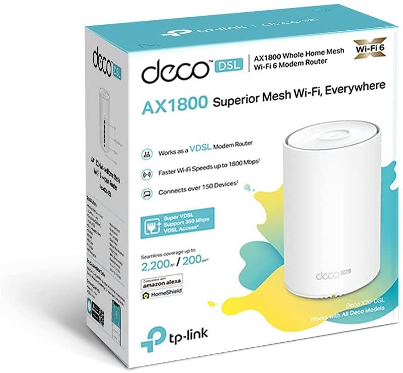 TP-Link AX1800 VDSL Whole Home Mesh Wi-Fi 6 Router, Dual-Band Router 