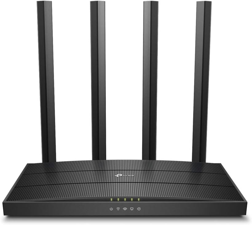 TP-Link Archer C6 Gigabit Wi-Fi Router Dual Band AC1200 Wireless, Black