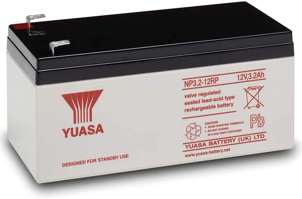 Yuasa NP3.2-12  12v 3.2Ah Alarm and Fire Panel Backup Battery