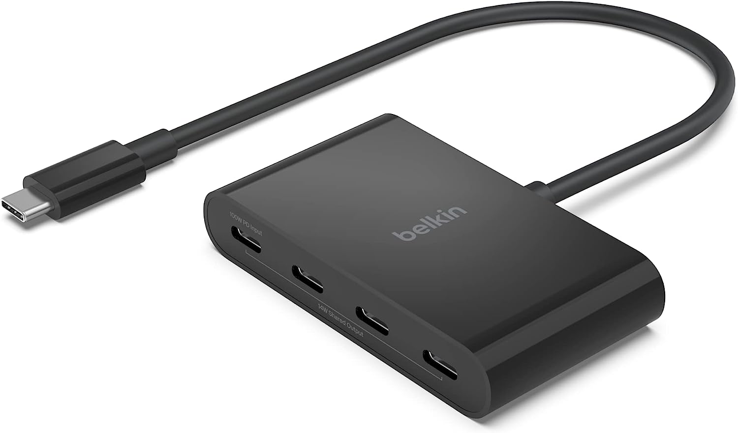 Belkin CONNECT USB-C to 4-Port USB-C Hub, Multiport Adapter Dongle