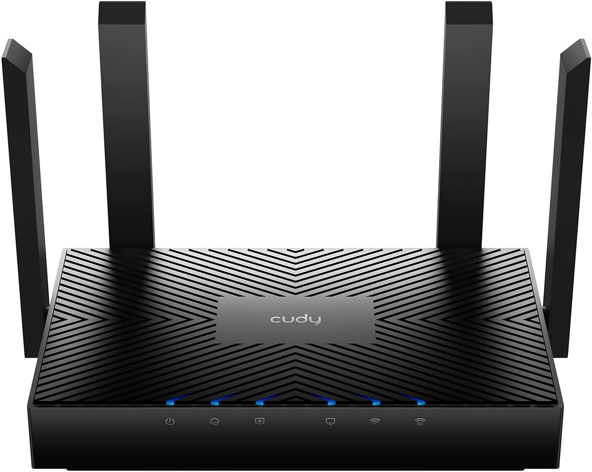 Cudy WR3000 AX3000 Dual Band Wi-Fi 6 Mesh Router, 160MHz, MU-MIM