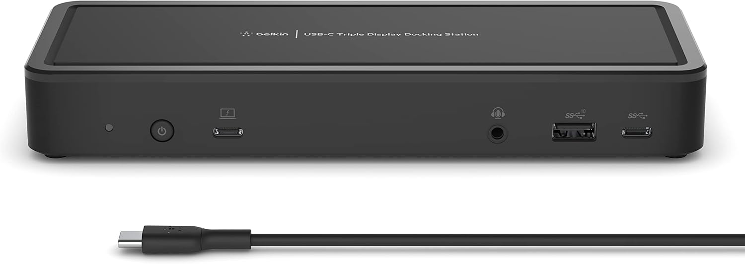 Belkin 14-port USB-C Docking Station, 65W 4K Display for Chromebook, Windows PCs, XPS 