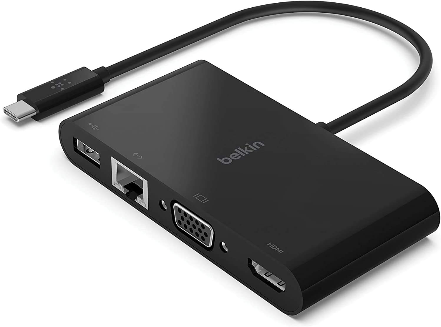 Belkin USB-C Multimedia + Charge Adapter 100W 5x 4K HDMI Ethernet VGA