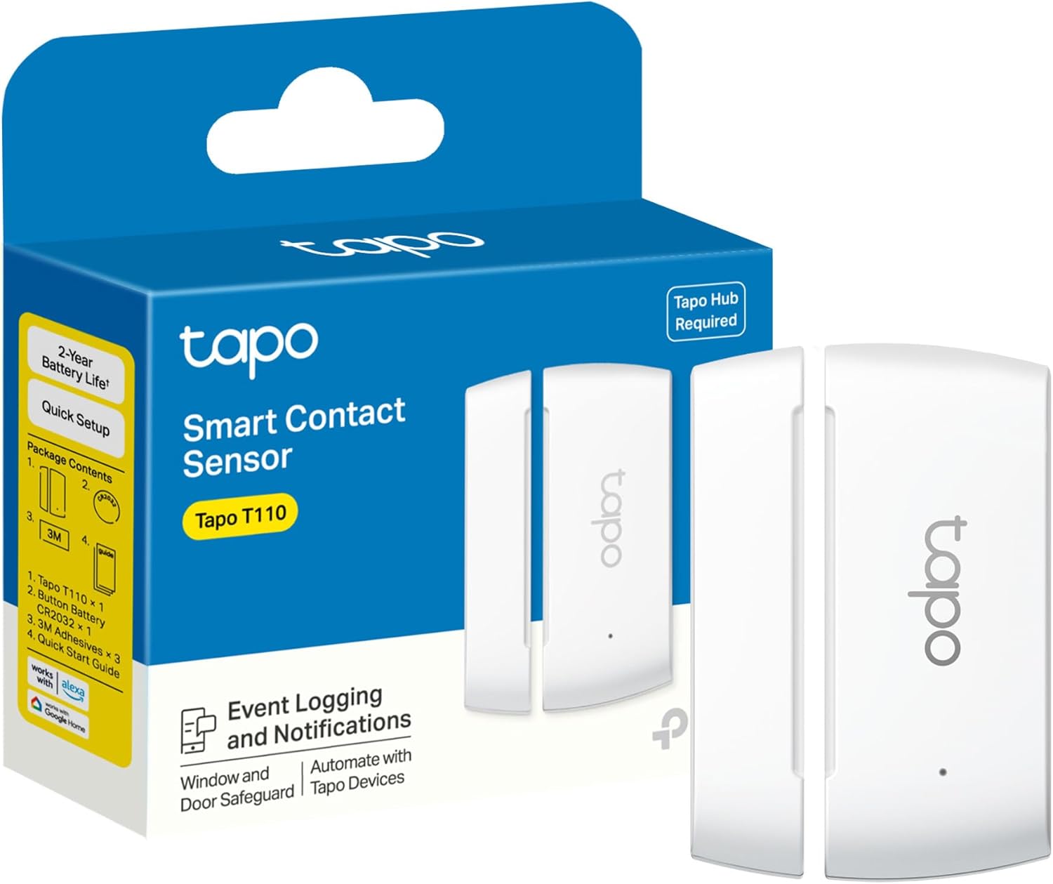 Tapo T110 Smart Door & Window Alarm Sensor RealTime Monitoring