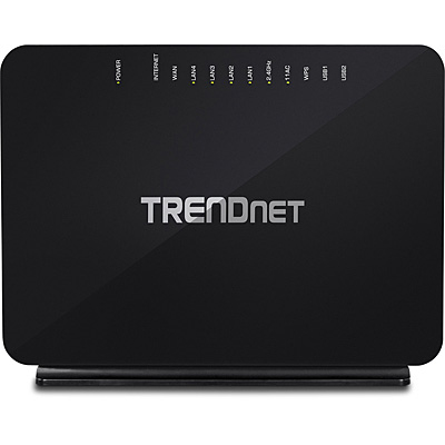 Trendnet TEW-816DRM wireless router Dual-band (2.4 GHz / 5 GHz) Gigabit Ethernet Black