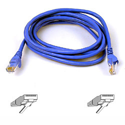 Belkin Cable Patch Cat6 RJ45 Snagless 10m blue networking cable