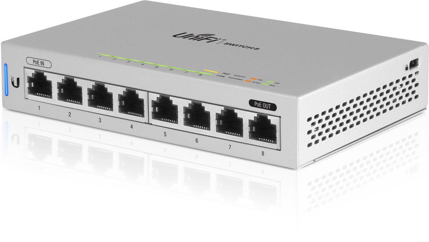 Ubiquiti US-8 UniFi 8-Port Layer 2 Managed Desktop Gigabit Switch