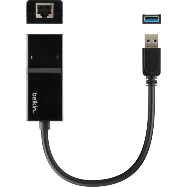 Belkin B2B048 USB 3.0 RJ45 Gigabit Ethernet Network LAN Adapter 1000Mbps