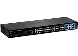 Trendnet TL2-E284 network switch Managed L2 Black