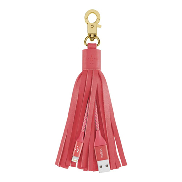 Belkin MIXIT 0.17 m Pink Lightning to USB Leather Tassel F8J174bt06INPNK