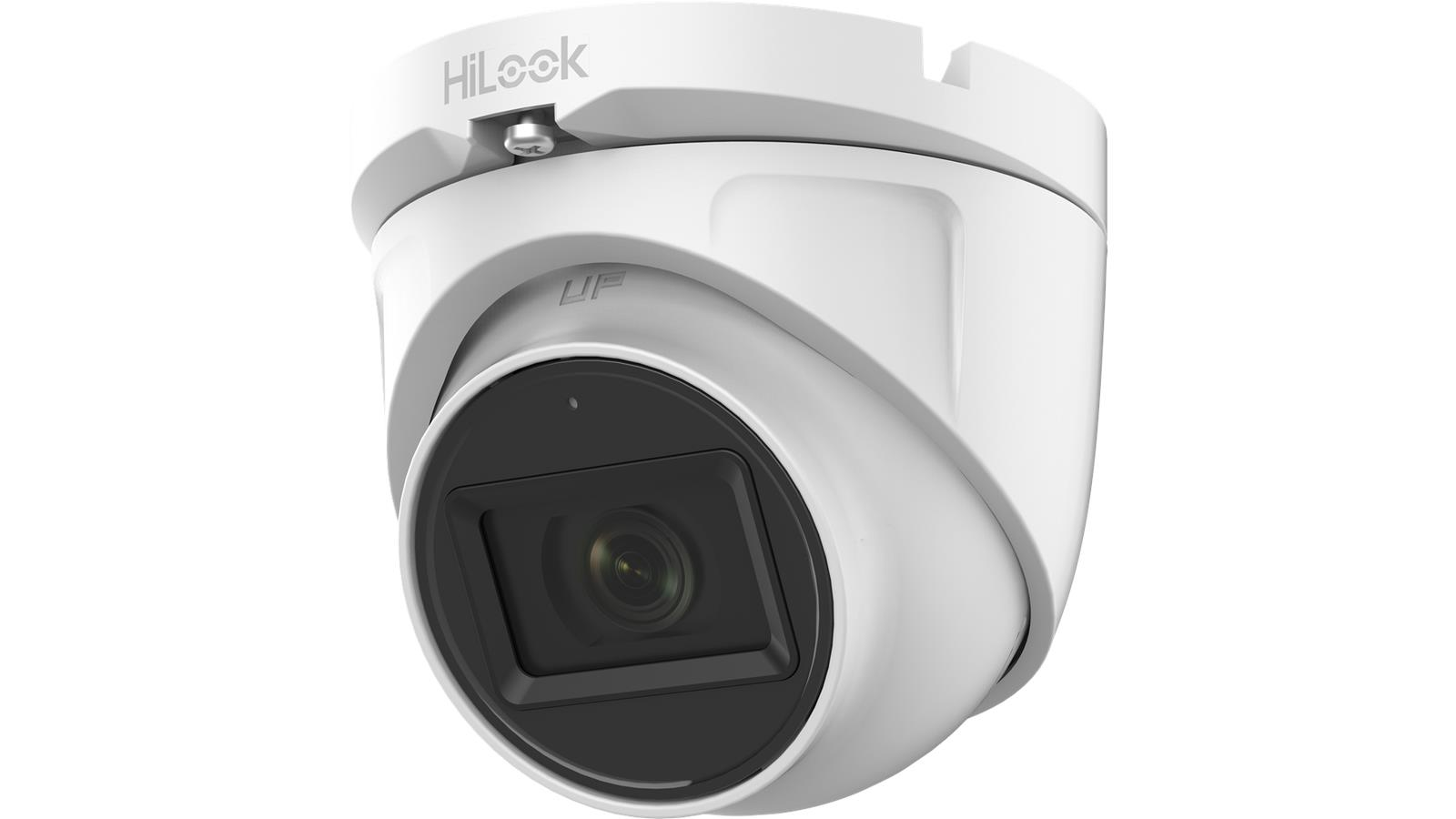 Hilook 2MP 4-In-1 Eyeball Audio Camera 2.8mm 30m IR IP66 Built in Mic - White