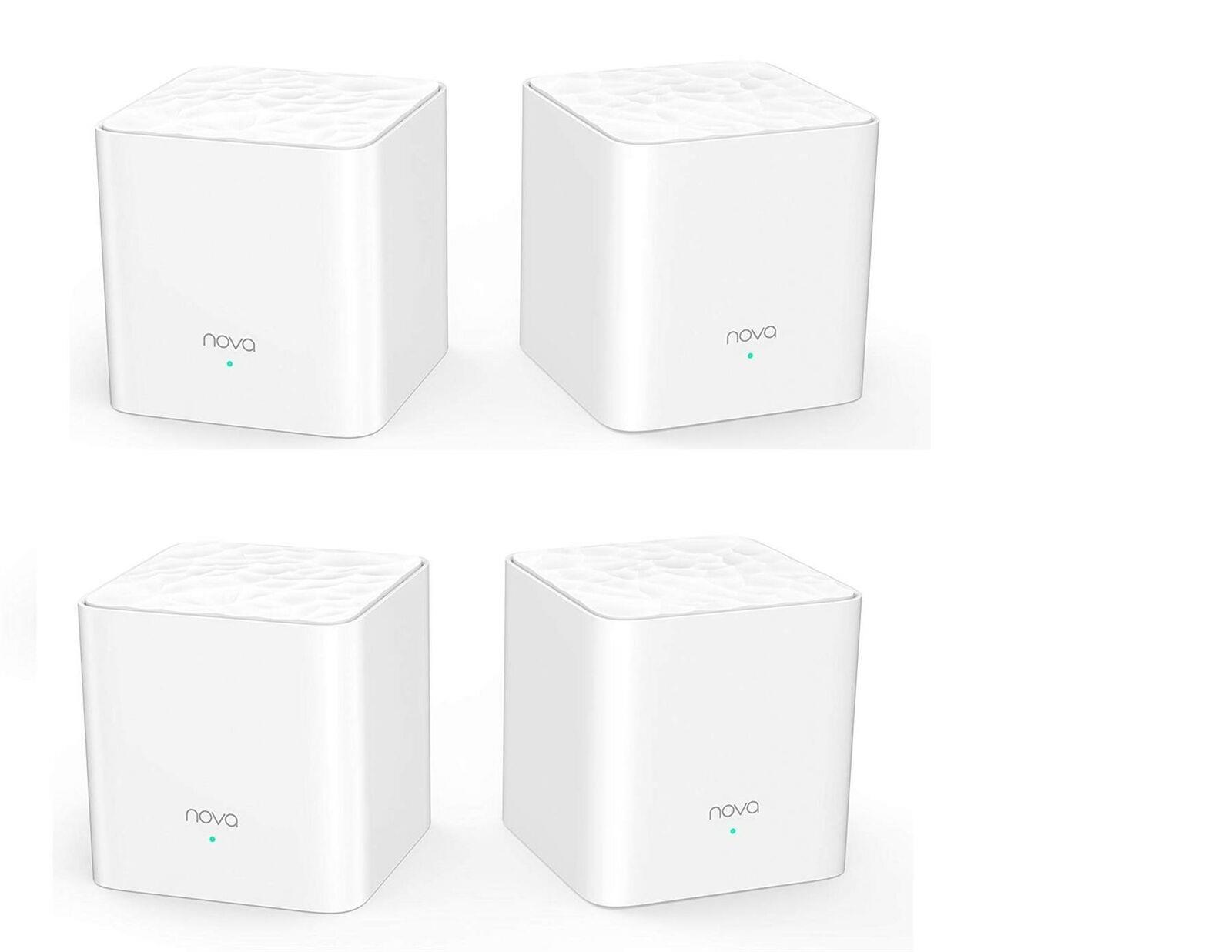 Tenda MW3 Nova AC1200 Whole Home Wi-Fi Mesh System 4305Sq - 4 Pack