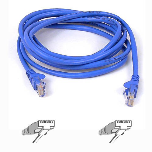 Belkin 15m RJ-45 CAT-5e networking cable Blue