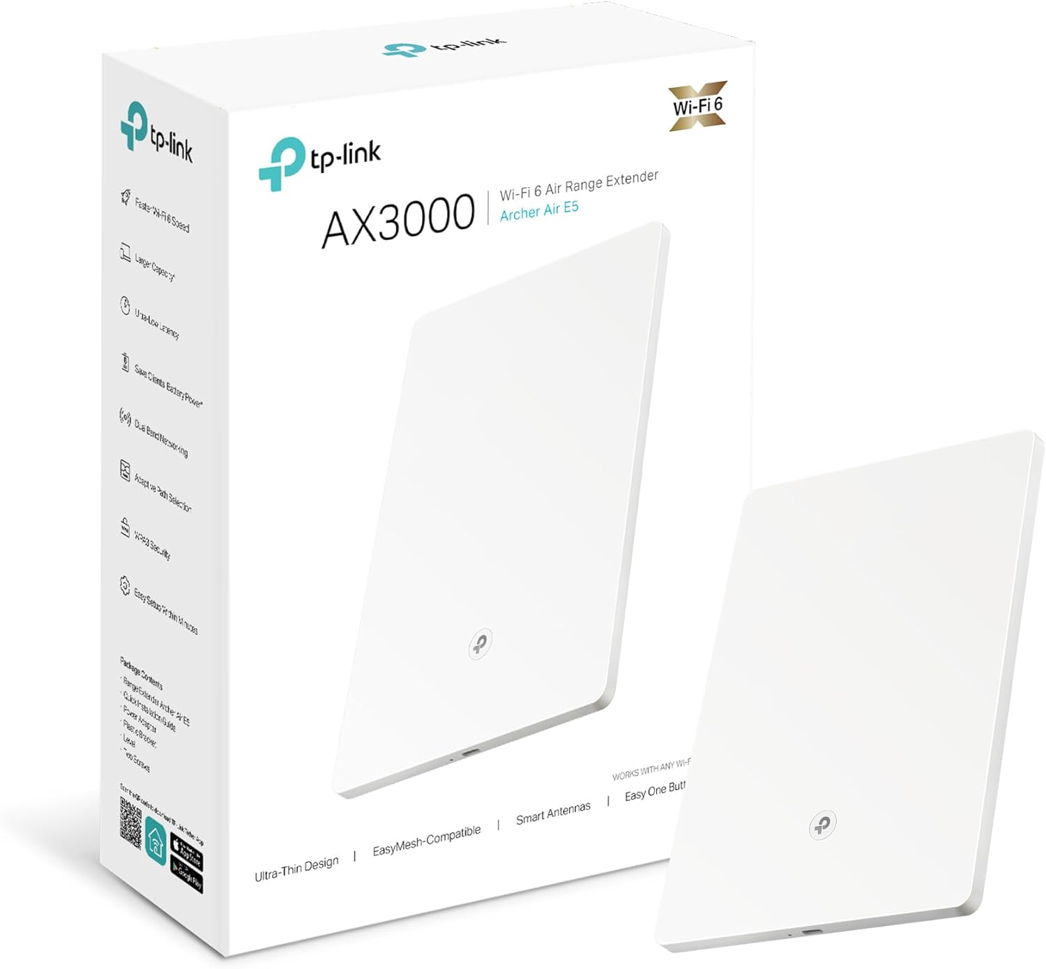 TP-Link Archer Air E5 AX3000 Dual-Band Wi-Fi 6 Air Range Extender - Refurbished