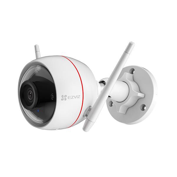 EZVIZ Full HD Outdoor Smart Security Cam, With Siren & Strobe Light, H.265, Colour Night Vision, Human Detection