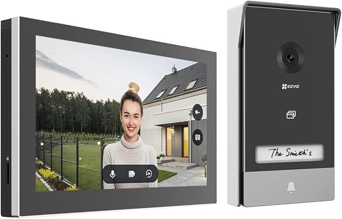 EZVIZ HP7 2K HD Smart Video Intercom 2 Wire Doorphone Kit with Wi-Fi Screen