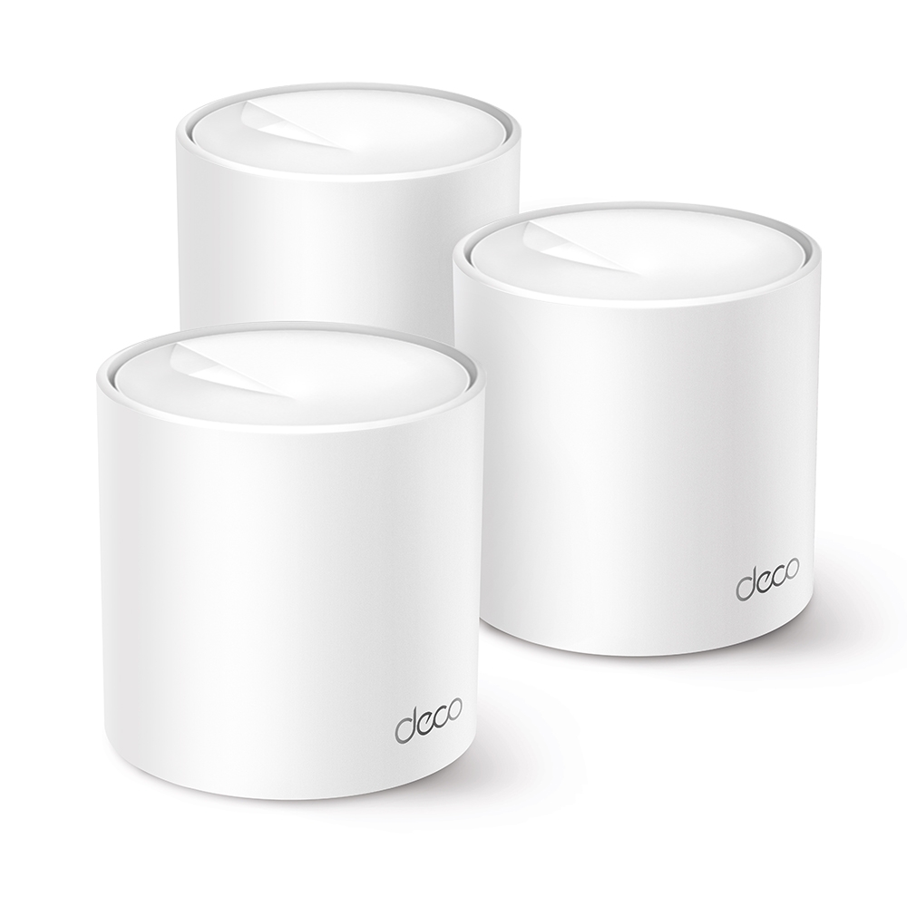 TP-Link Deco X1500(3-pack) AX1500Mbps Whole Home Mesh WiFi 6 System, AI-Driven
