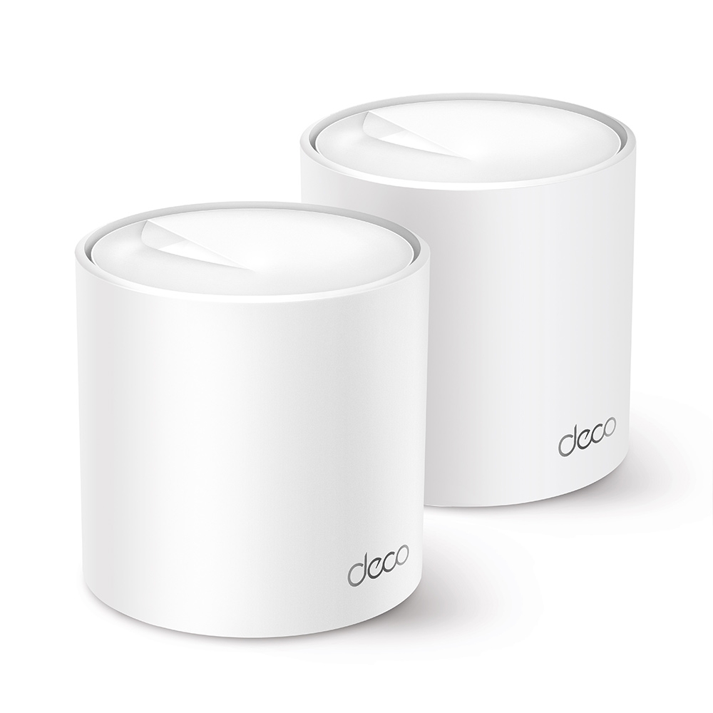 TP-Link Deco X50 AX3000 Whole Home AI-Driven Mesh Wi-Fi 6 System, Dual-Band with Gigabit Ports Pack of 2