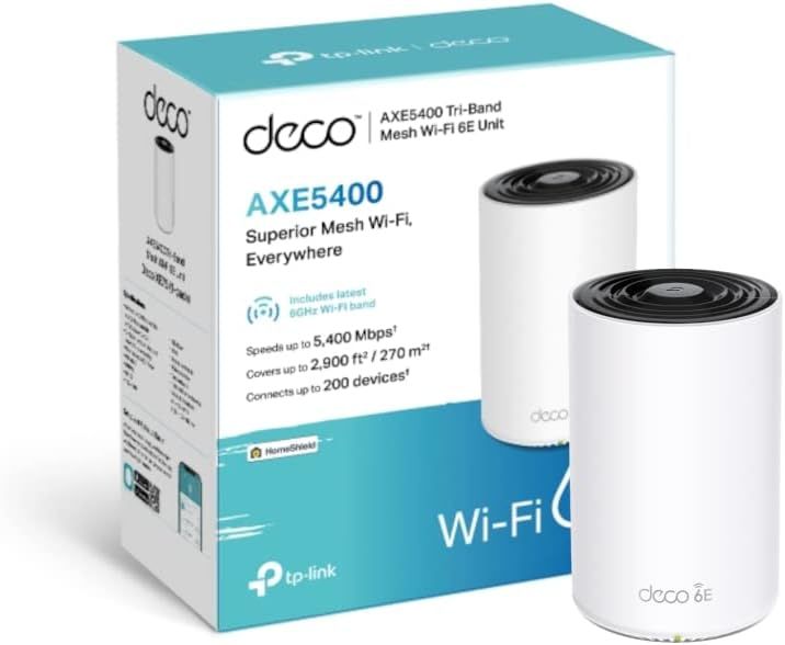 Deco XE75(1-Pack) Tri-Band Mesh Wi-Fi 6E-Refurbished