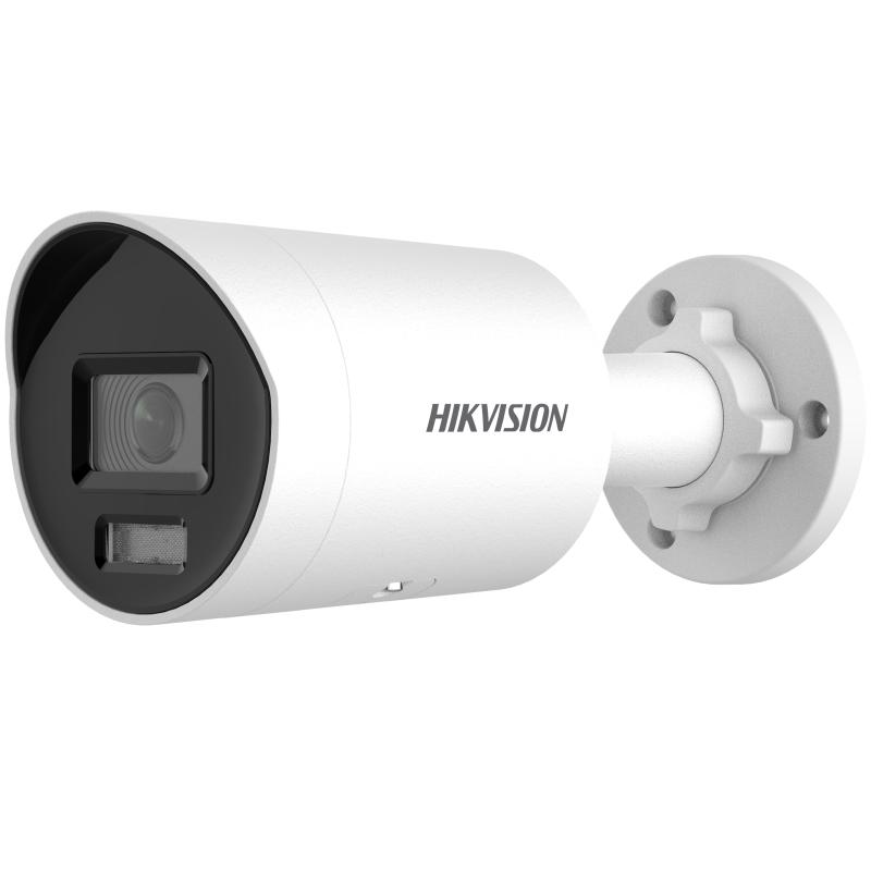 Hikvision 4 MP Powered by Darkfighter Fixed Mini Bullet Network Camera DS-2CD2046G2H-IU(4mm) - White 