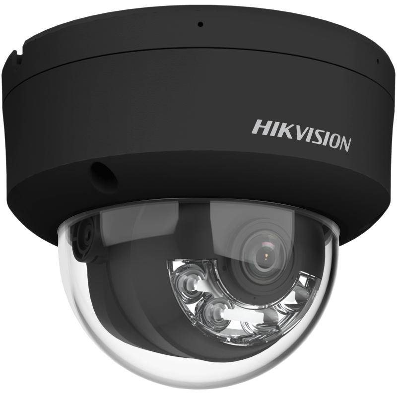 Hikvision 4MP Smart Hybrid Light with ColorVu Fixed Dome Network Camera DS-2CD2147G2H-LISU(2.8mm)(eF)(Black)-Black