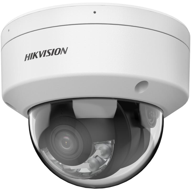Hikvision 4MP Smart Hybrid Light with ColorVu Fixed Dome Network Camera DS-2CD2147G2H-LISU(2.8mm)(eF) -White