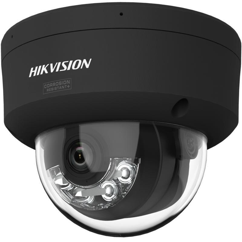 Hikvision 4 MP Smart Hybrid Light with ColorVu Fixed Dome Network Camera 2.8mm- Black