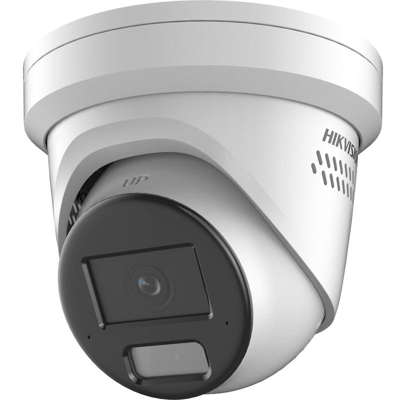 Hikvision 4MP AcuSense Strobe Light and Audible Warning Fixed Turret Network Camera DS-2CD2346G2H-IS2U/SL(2.8mm)(eF)-White