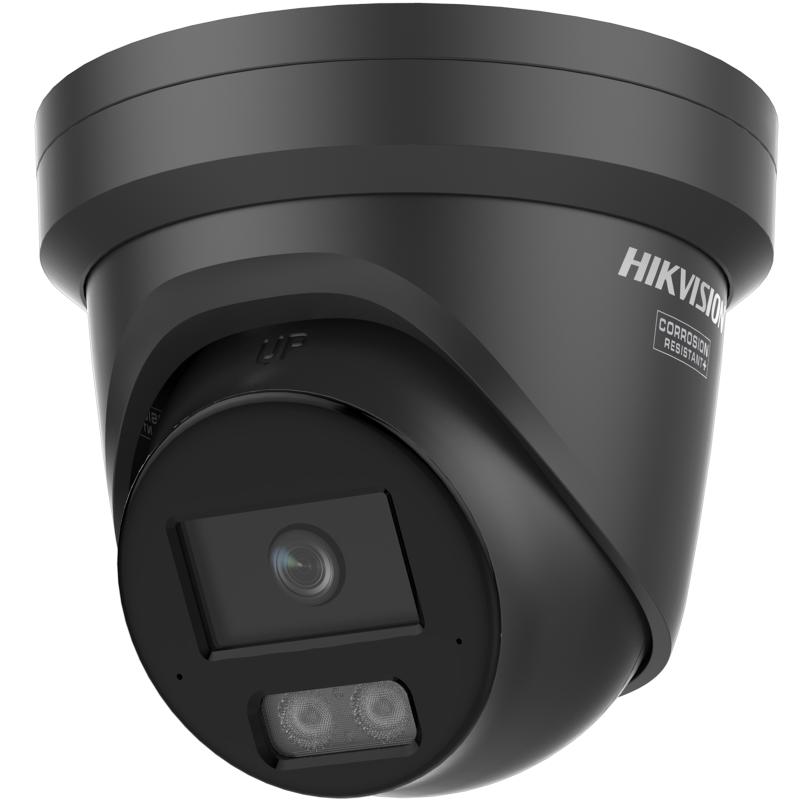 Hikvision 4 MP Smart Hybrid Light with ColorVu Fixed Turret Network Camera DS-2CD2347G3-LI2UY(2.8mm)(BLACK)