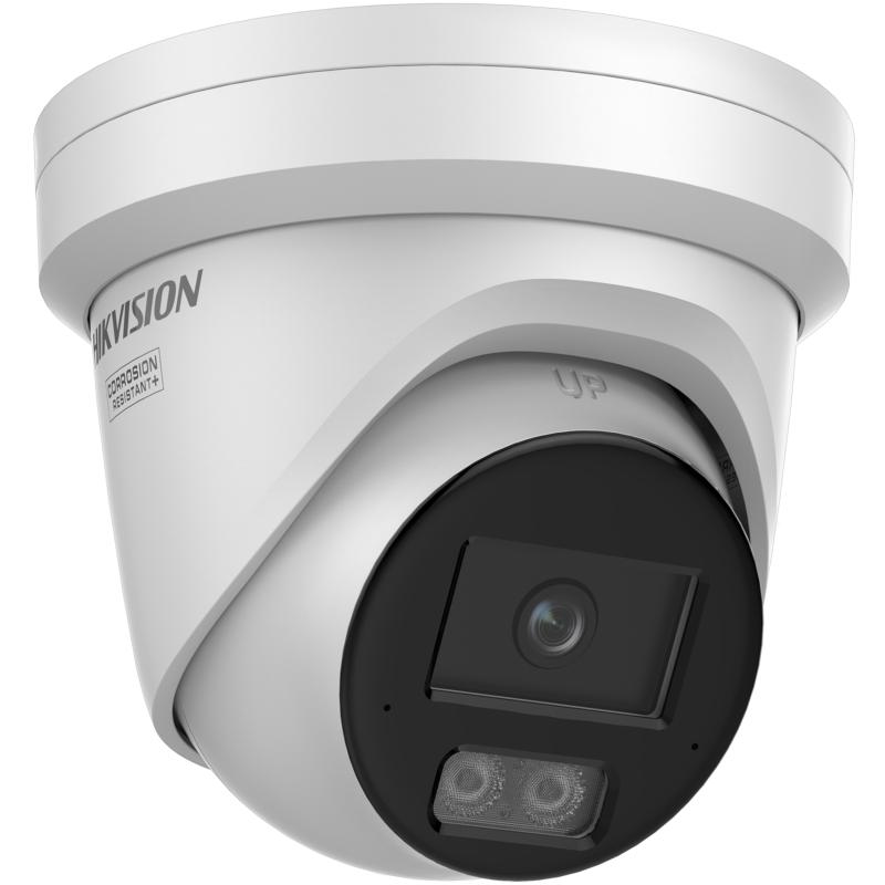 Hikvision 8 MP Smart Hybrid Light with ColorVu Fixed Turret Network Camera 2.8mm -White