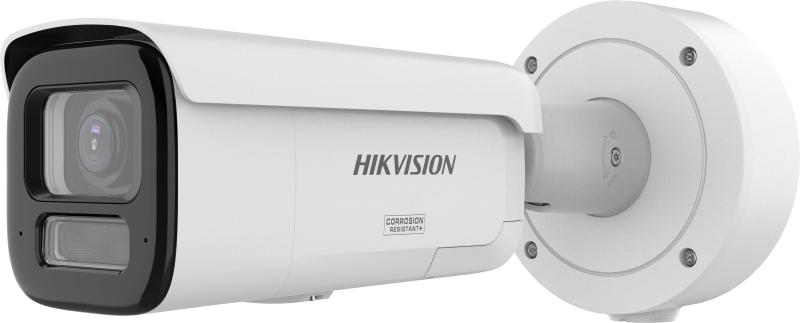 Hikvision 4 MP Smart Hybrid Light with ColorVu Motorized Varifocal Bullet Network Camera -White
