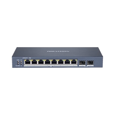 Hikvision 8-Port Smart Managed Gigabit PoE Switch 300m PoE Watchdog
