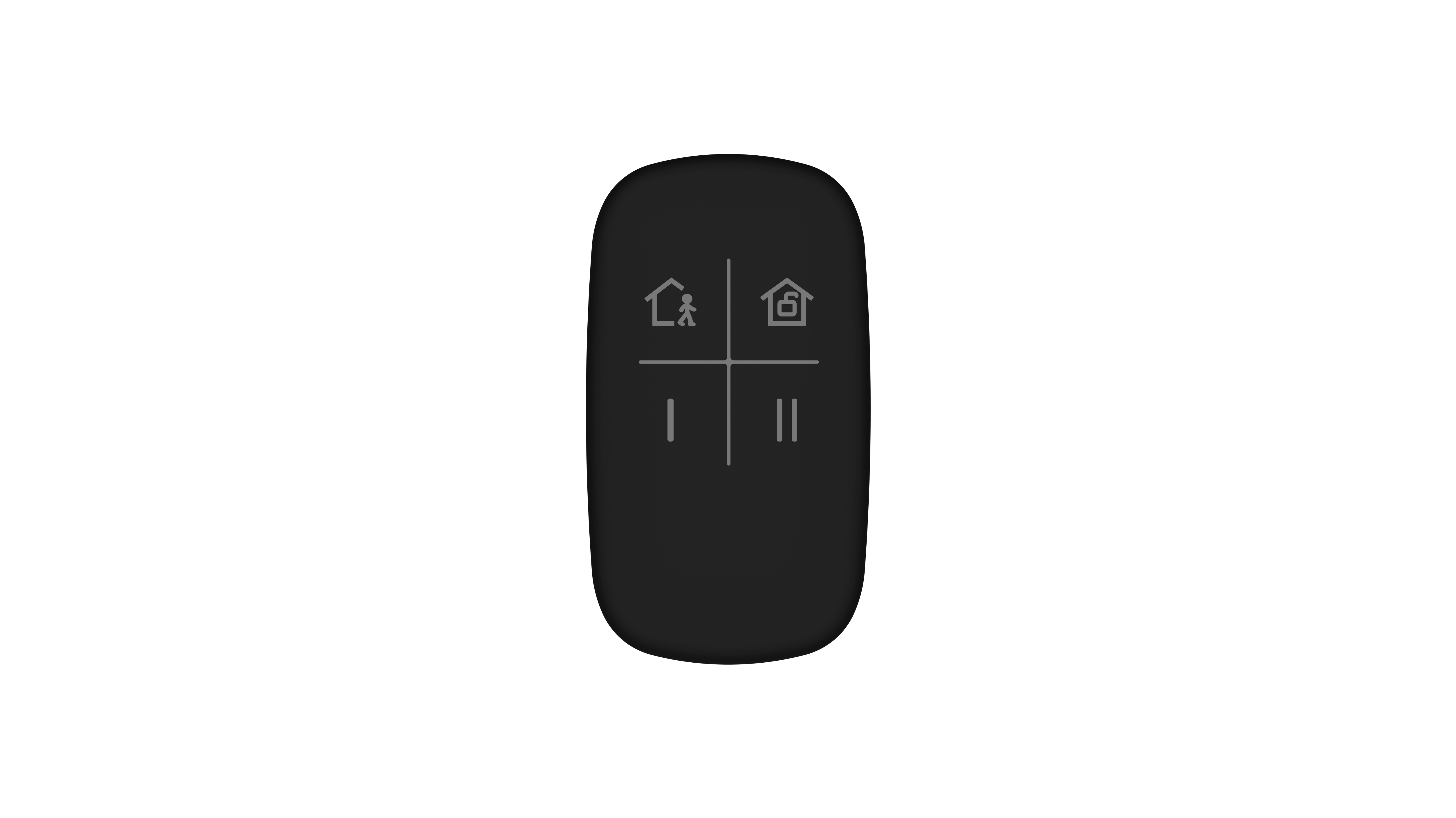 Hikvision DS-PKF1-WE AX PRO Series Wireless Keyfob -Black