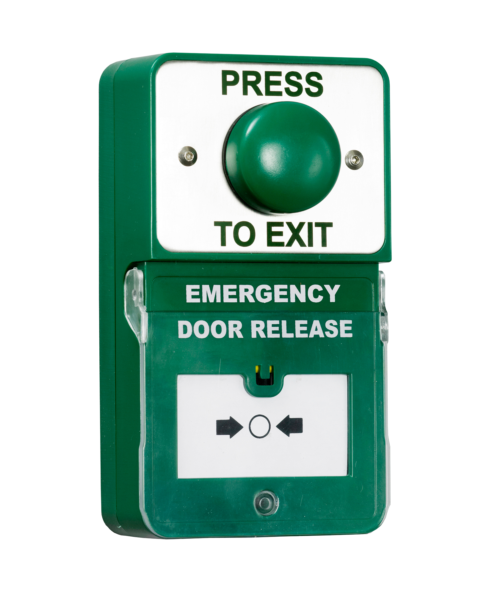 RGL DU-GB/PTE Dual Unit Green Press-To-Exit Button with Emergency Door Release