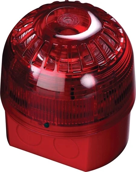 Apollo Fire Detectors AlarmSense Open Area Sounder Visual Indicator - Red