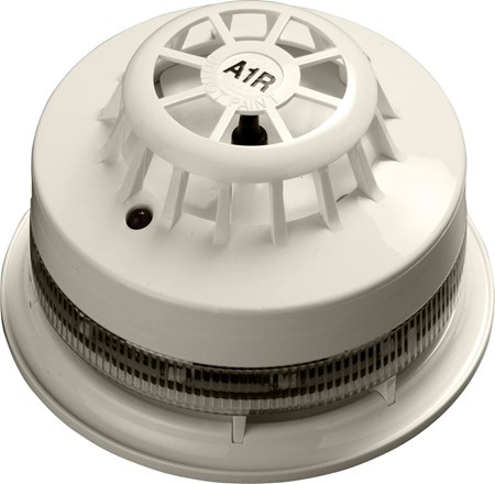 Apollo AlarmSense Heat Detector (A1R) with Sounder VID Base (Red Flash)