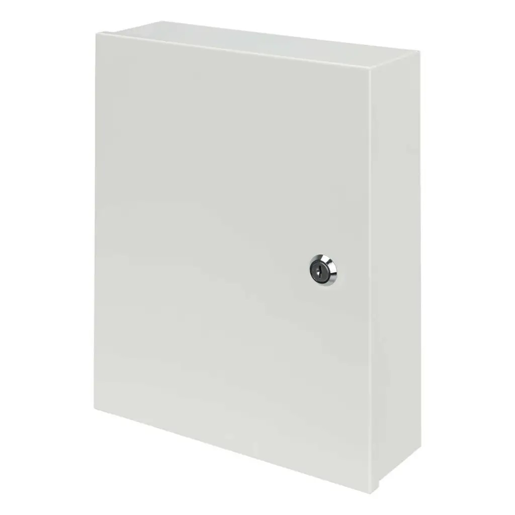 DOCBOX Lockable Fire Alarm A4 Document Storage Box PA-1032 - White