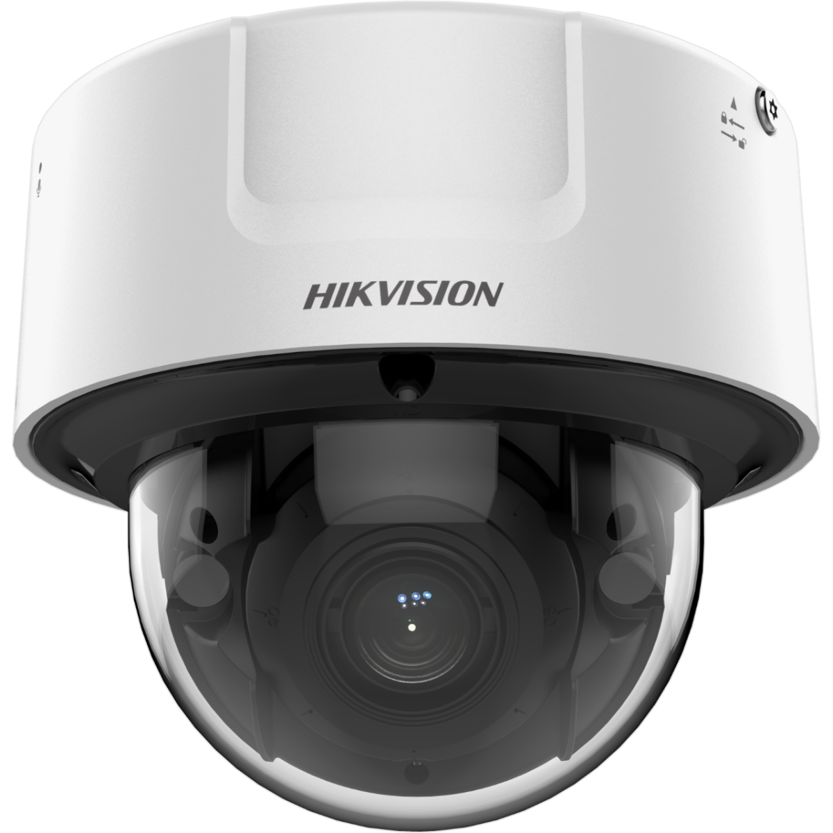 Hikvision 4MP motorized varifocal lens Darkfighter dome camera with IR