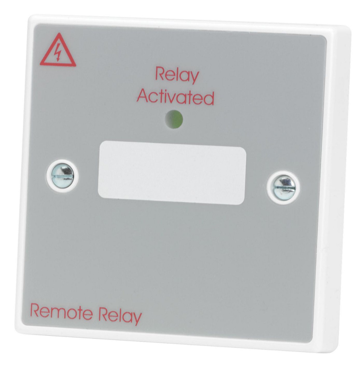 C-TEC 24V 5A relay on a plate, single gang 
