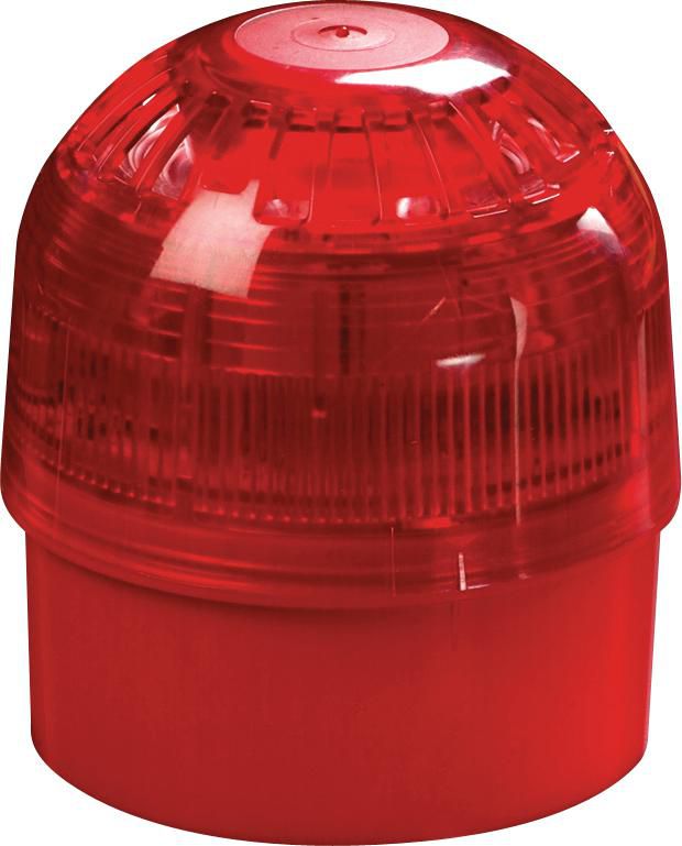 Apollo Fire Detectors Intelligent Addressable Open-Area Sounder Visual Indicator Red (Sonos) 