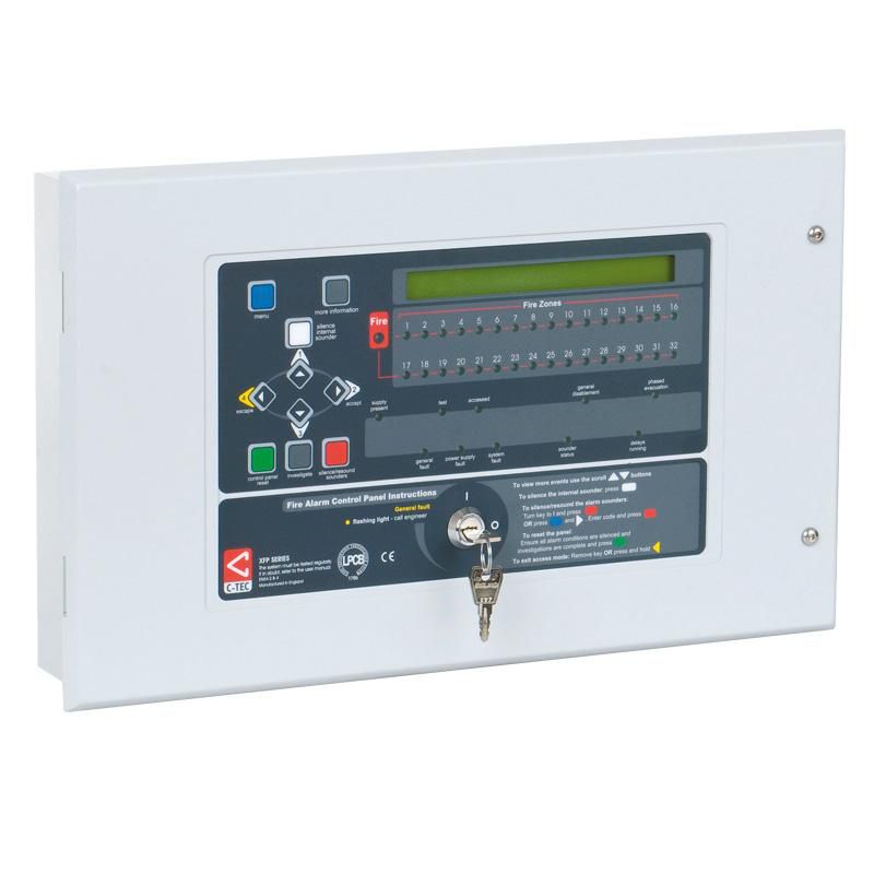 C-TEC XFP Networkable Addressable two loop 32 zone  Fire Alam Pane XP95/Discovery, 3A 