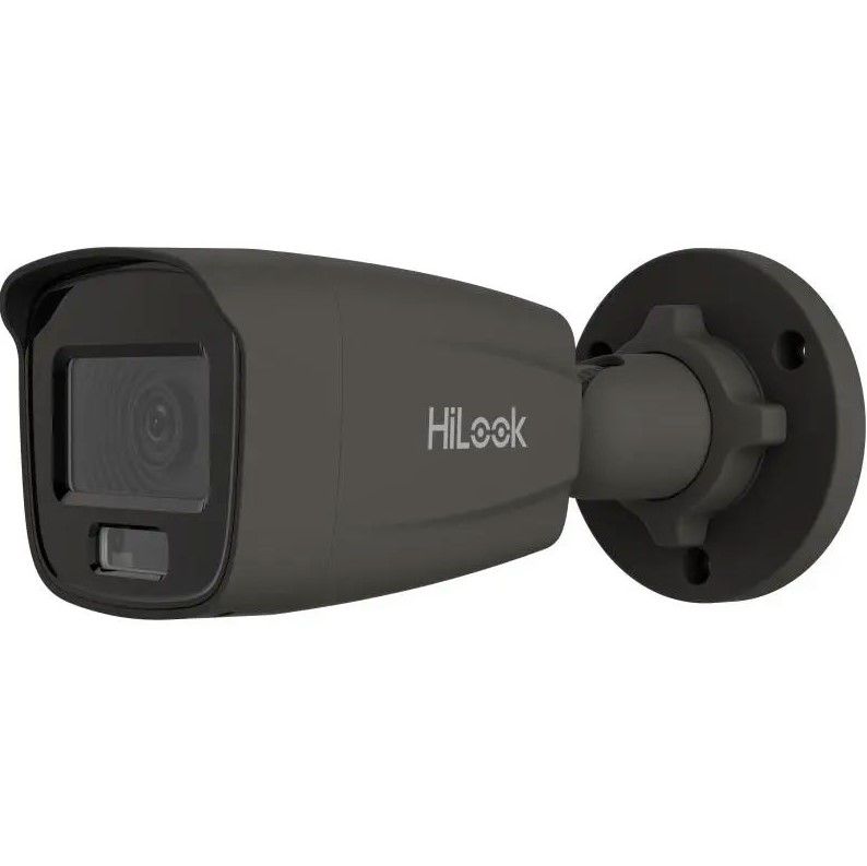 HiLook IPC-B159H 5 MP ColorVu Lite Fixed Bullet IP Network PoE Camera - Grey 