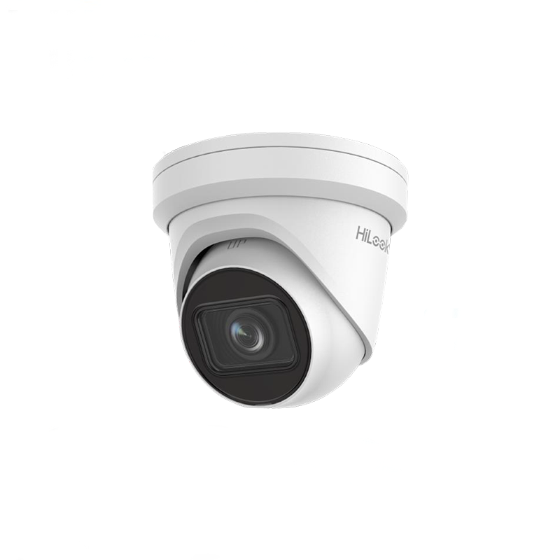 HiLook By Hikvision IPC-T680H-Z 4K Outdoor WDR Motorized Varifocal Turret Network Turret Camera – White 